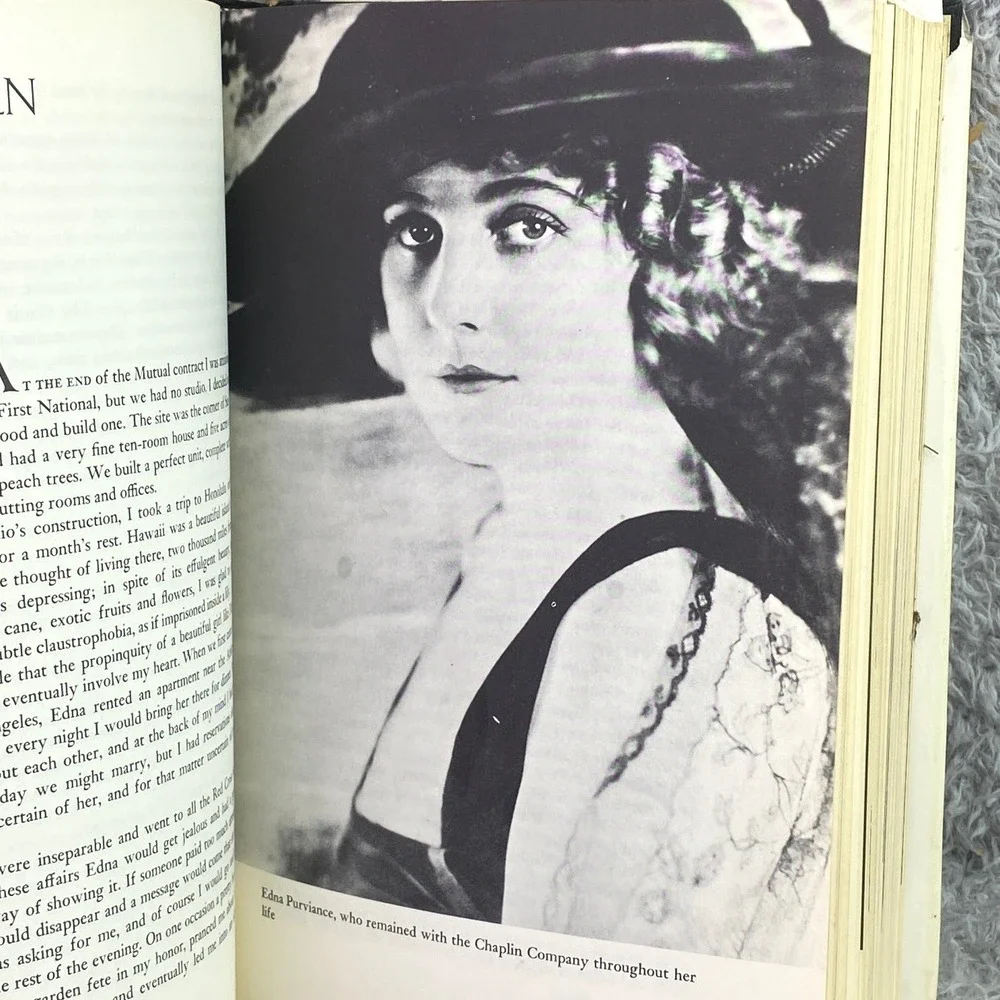 1964‎ My Autobiography by Charles CHAPLIN Hardcover Book 1st Print RARE